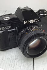 Minolta Minolta X-7A Camera w/ 50mm f1.7 Lens Used Good