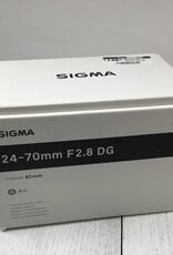 SIGMA Sigma Art 24-70mm f2.8 DG Lens for Canon in Box Used Good
