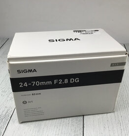 SIGMA Sigma Art 24-70mm f2.8 DG Lens for Canon in Box Used Good