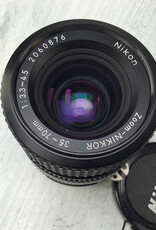NIKON Nikon Zoom Nikkor 35-70mm f3.3-4.5 Lens Used Good