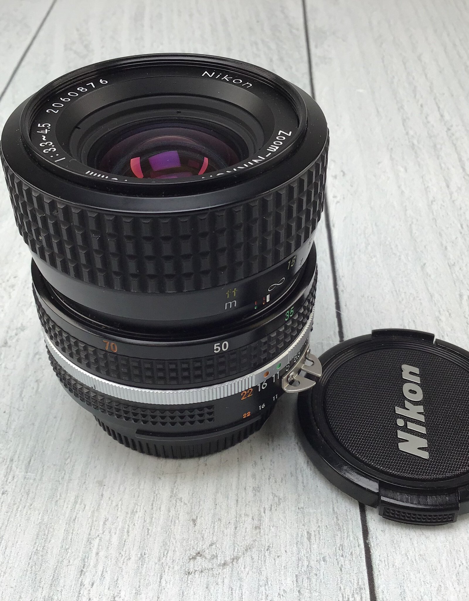 NIKON Nikon Zoom Nikkor 35-70mm f3.3-4.5 Lens Used Good
