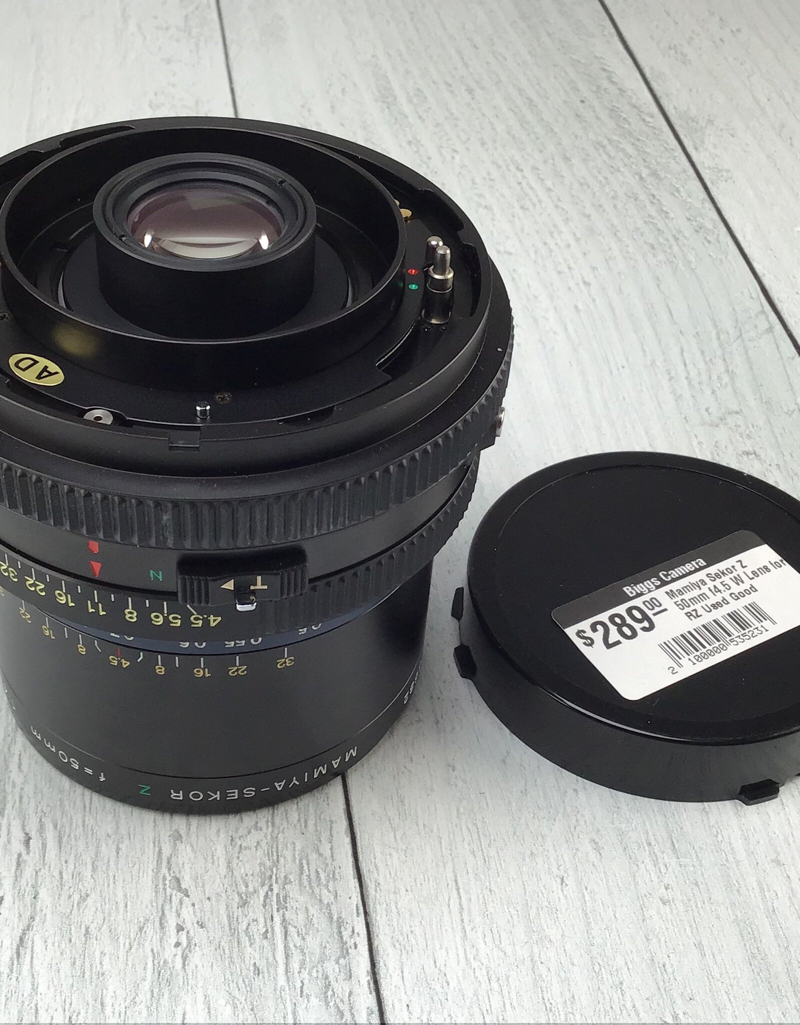 MAMIYA Mamiya Sekor Z 50mm f4.5 W Lens for RZ Used Good