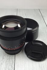 ROKINON Rokinon 85mm T1.5 AS IF Lens for Canon EF Used Good