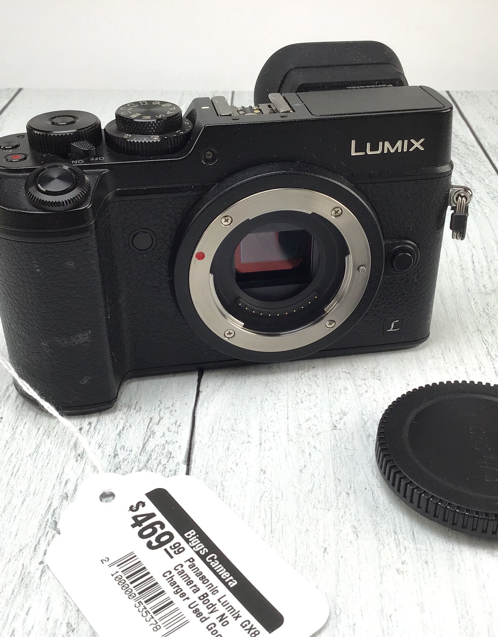 PANASONIC Panasonic Lumix GX8 Camera Body No Charger Used Good