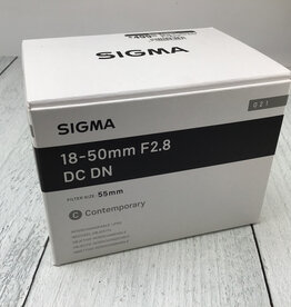 SIGMA Sigma 18-50mm f2.8 DC DN Lens for Sony E in Box Used EX