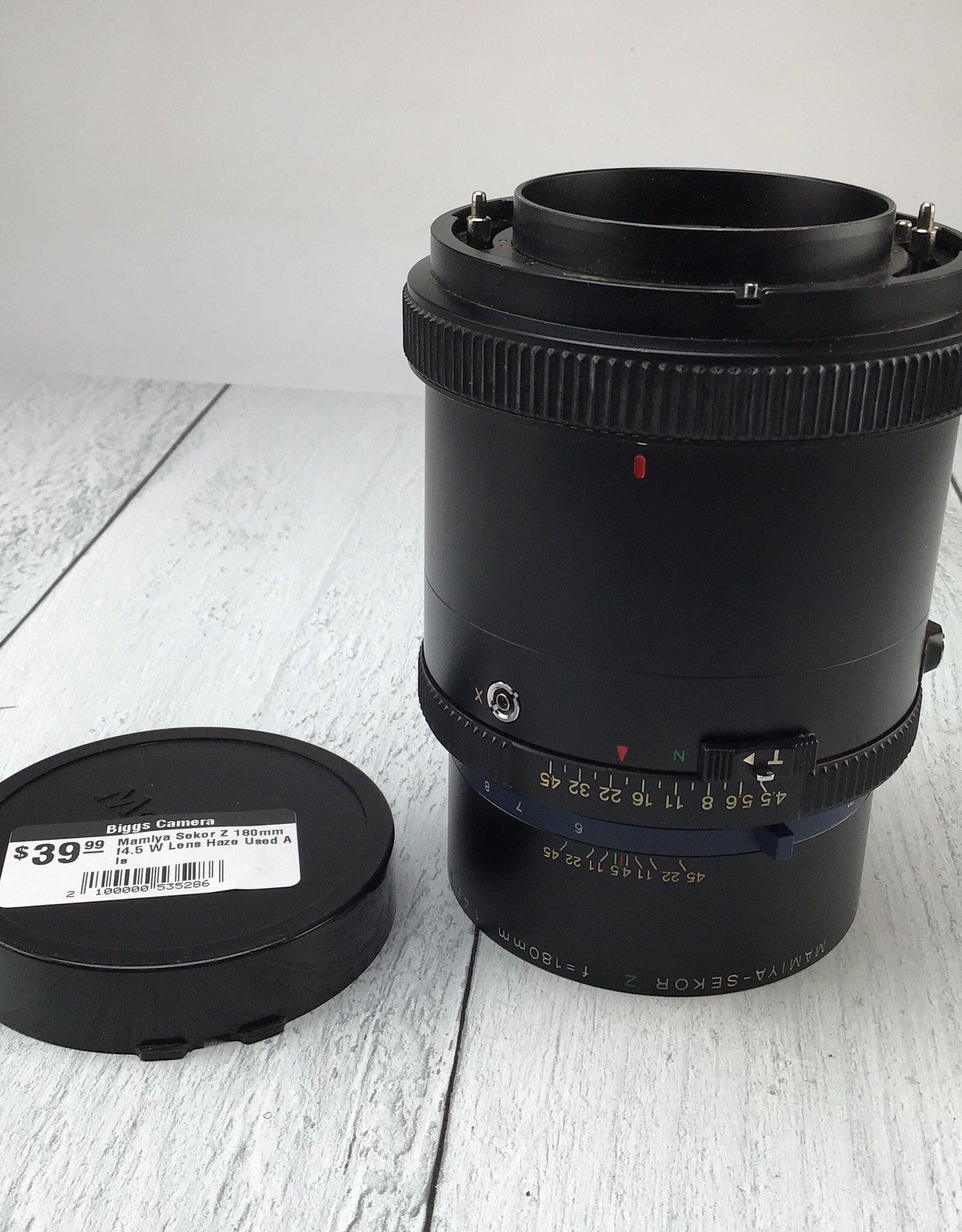 MAMIYA Mamiya Sekor Z 180mm f4.5 W Lens Haze Used A Is