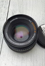 Minolta Minolta MD Rokkor X 50mm f1.7 Lens Used Good