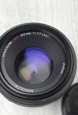 Minolta Minolta Maxxum AF 50mm f1.7 Lens No Caps Used Fair