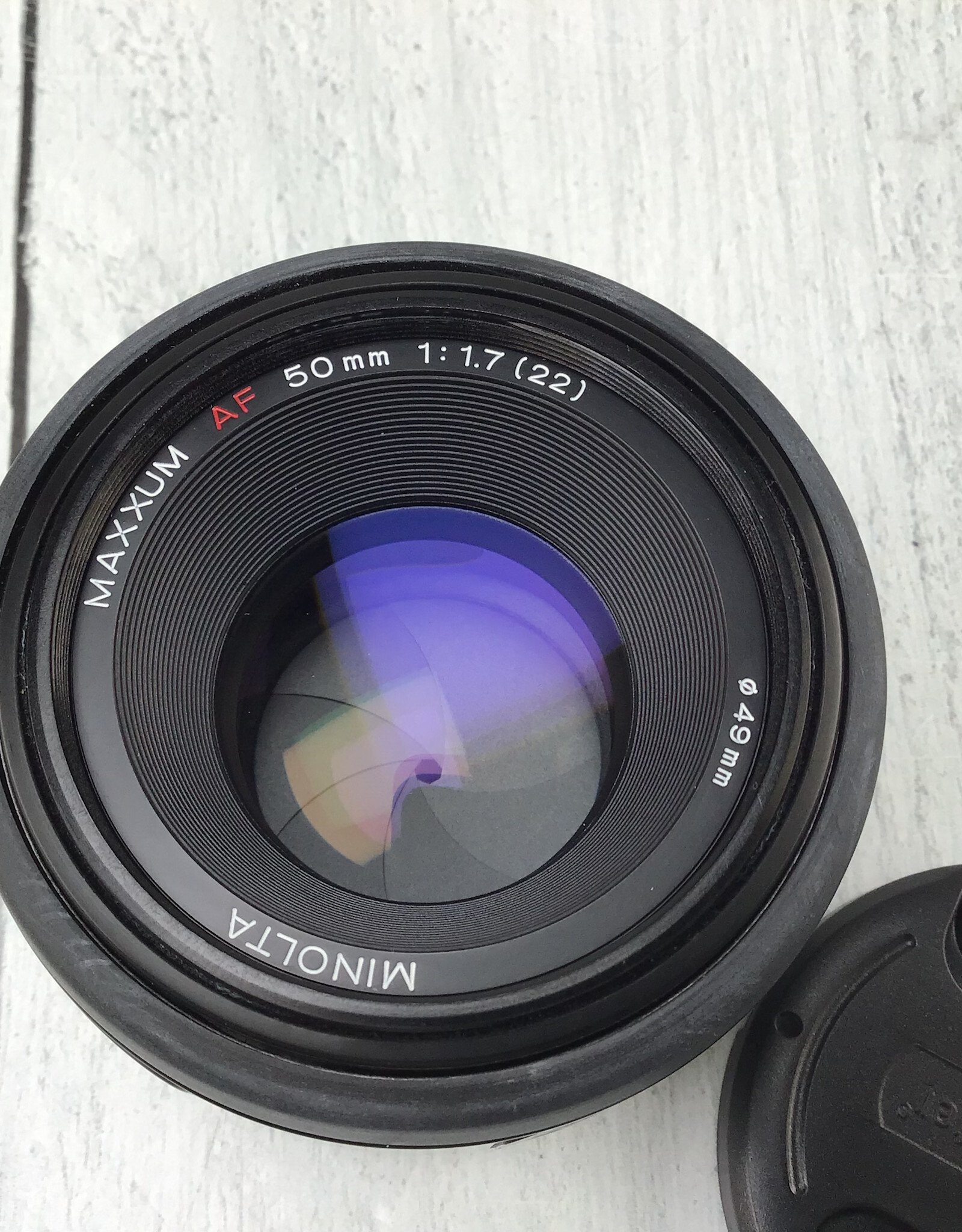 Minolta Minolta Maxxum AF 50mm f1.7 Lens No Caps Used Fair