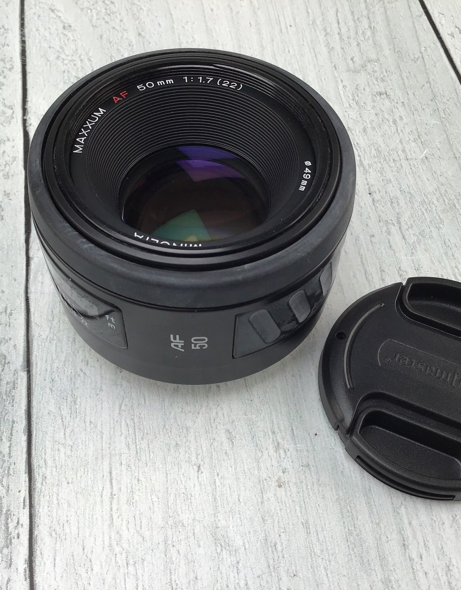 Minolta Minolta Maxxum AF 50mm f1.7 Lens No Caps Used Fair