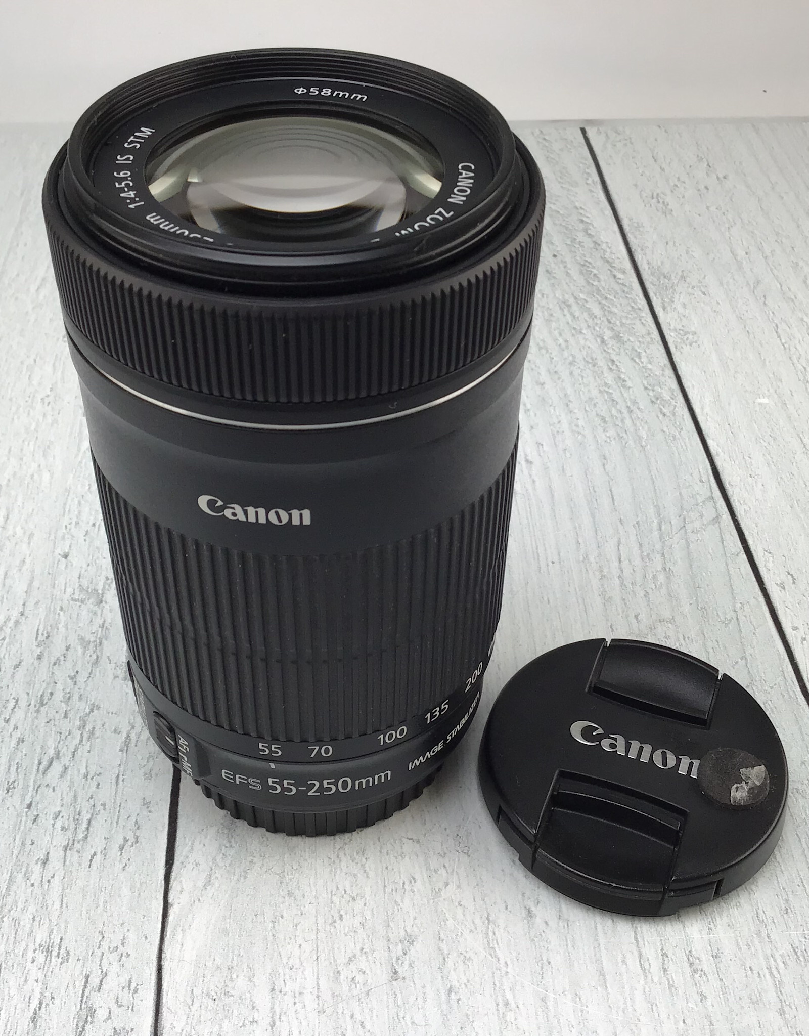 CANON Canon EF-S 55-250 F4-5.6 IS STM Lens Used Good