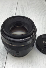 CANON Canon EF 50mm f1.4 USM Crack on Filter Ring Used BGN