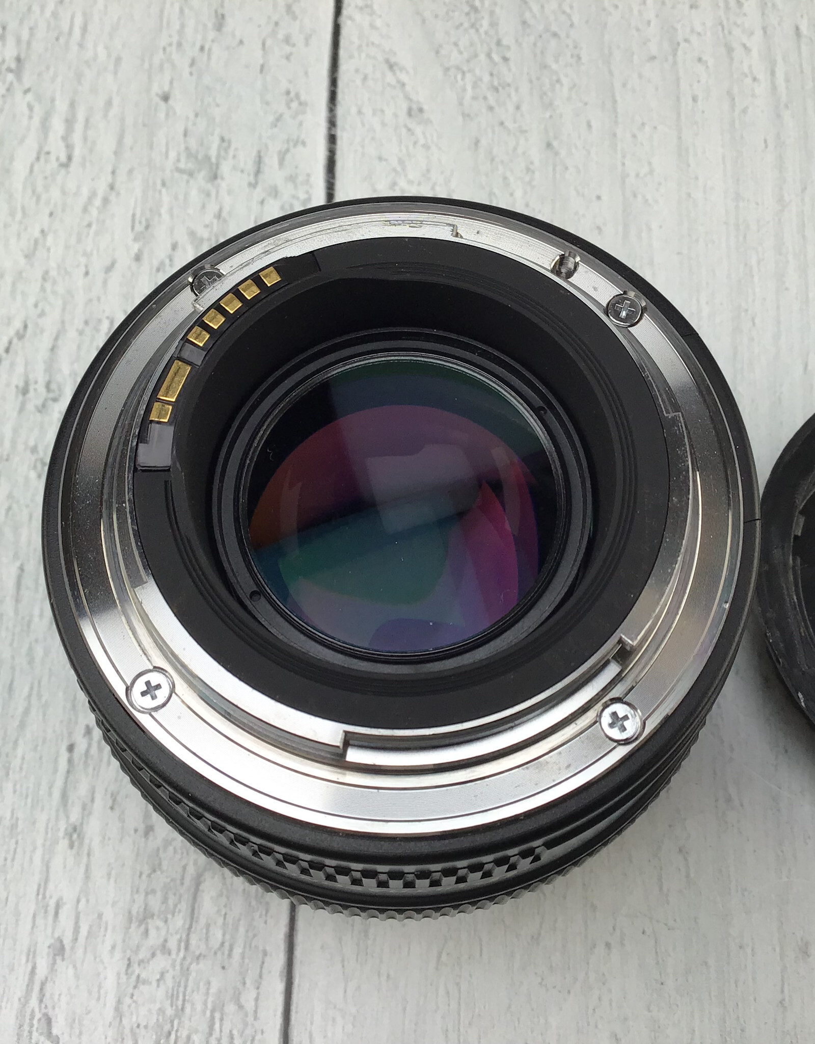 CANON Canon EF 50mm f1.4 USM Crack on Filter Ring Used BGN