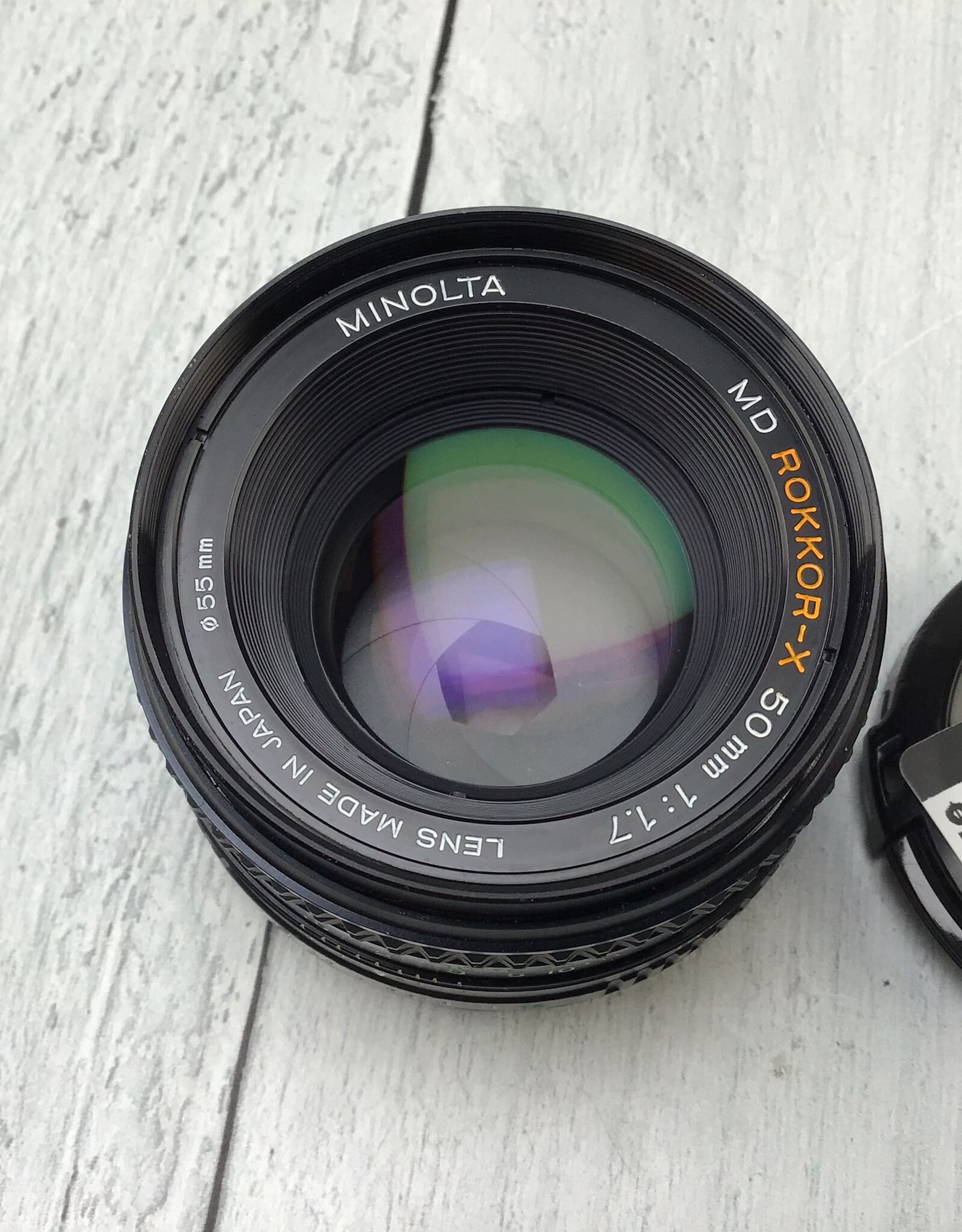 Minolta Minolta MD Rokkor X 50mm f1.7 Lens Used Good