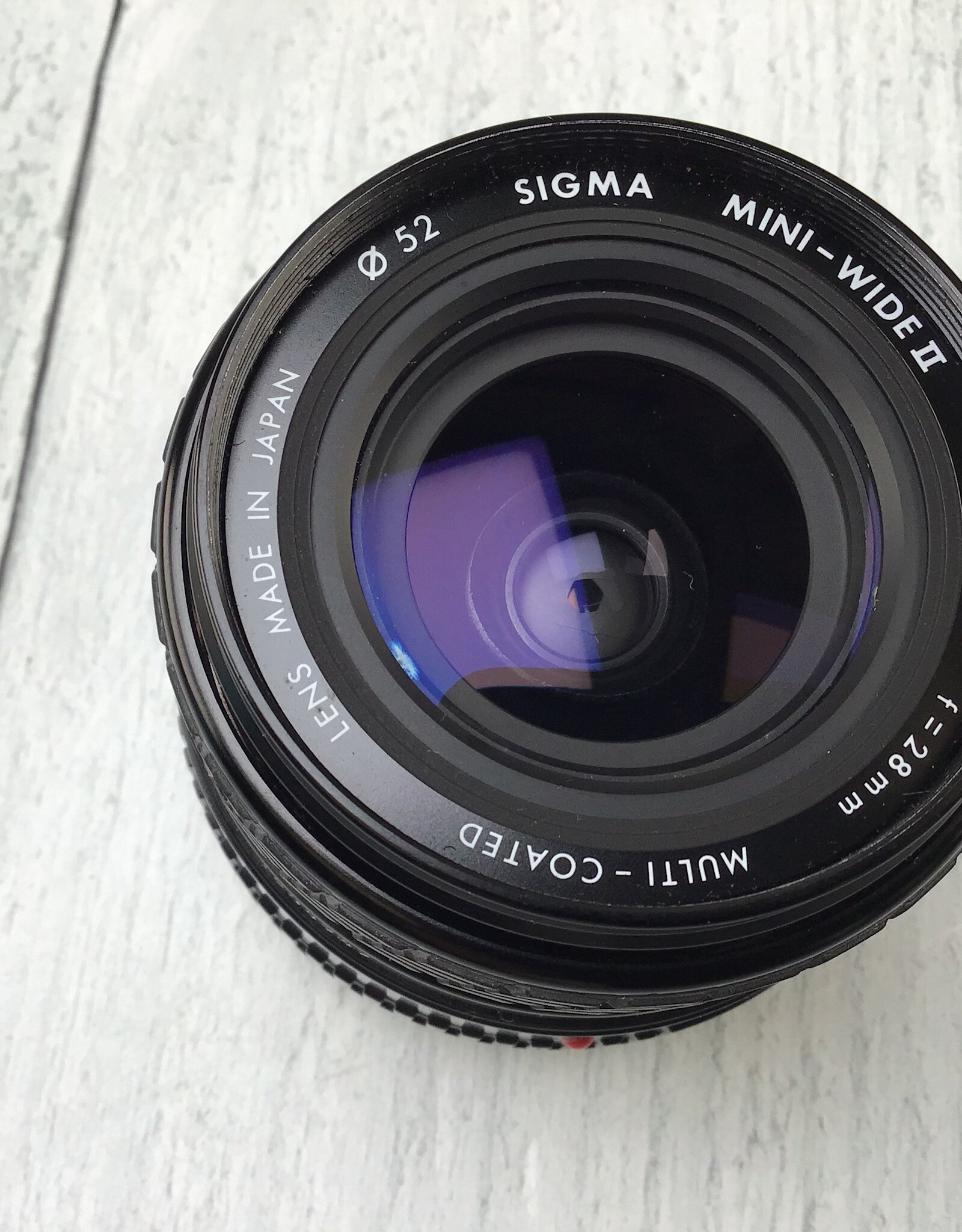 Minolta Sigma Mini Wide II 28mm f2.8 Lens for Minolta MD Used Good