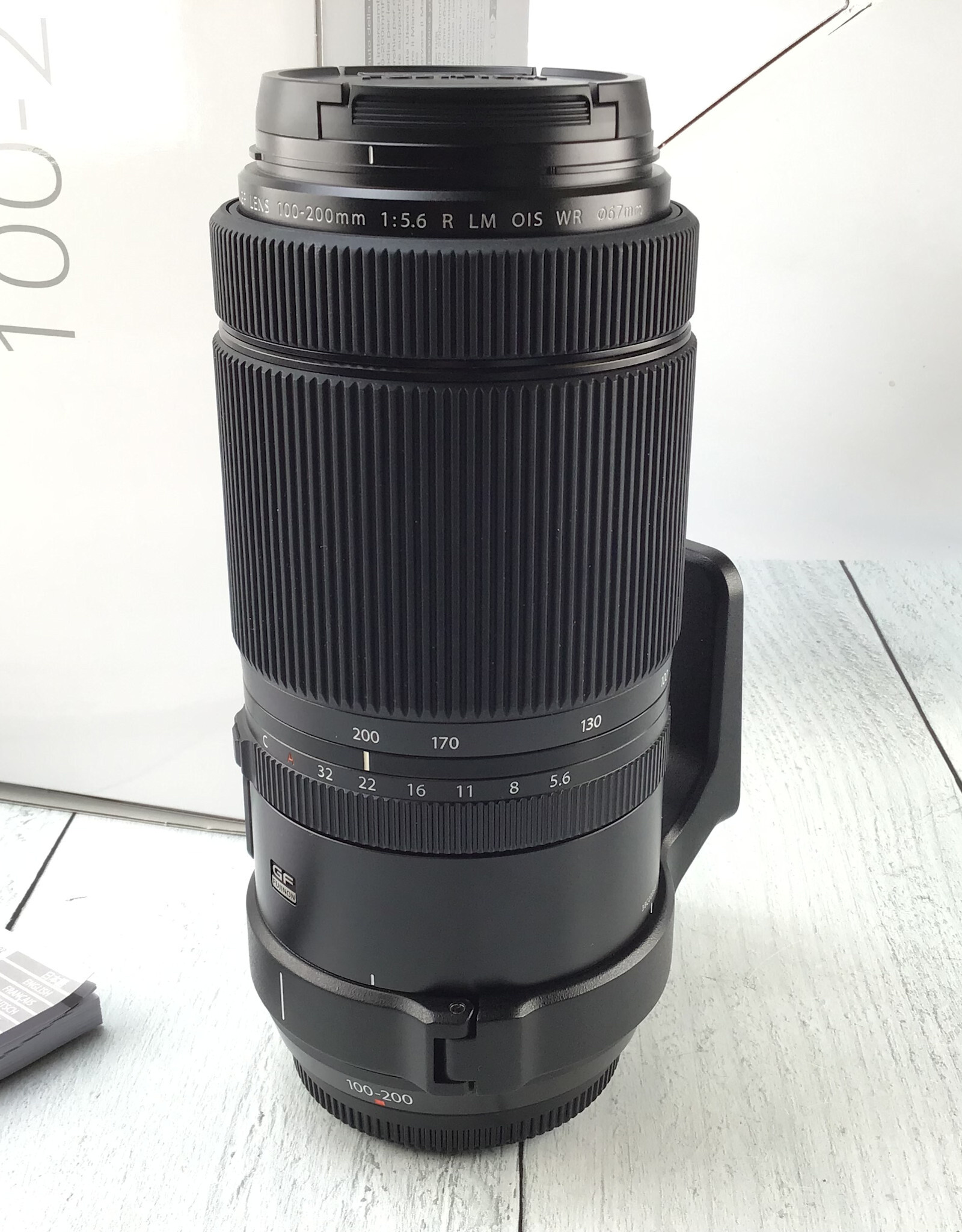 FUJI Fuji GF 100-200mm f5.6 R LM OIS WR Lens in Box Used EX