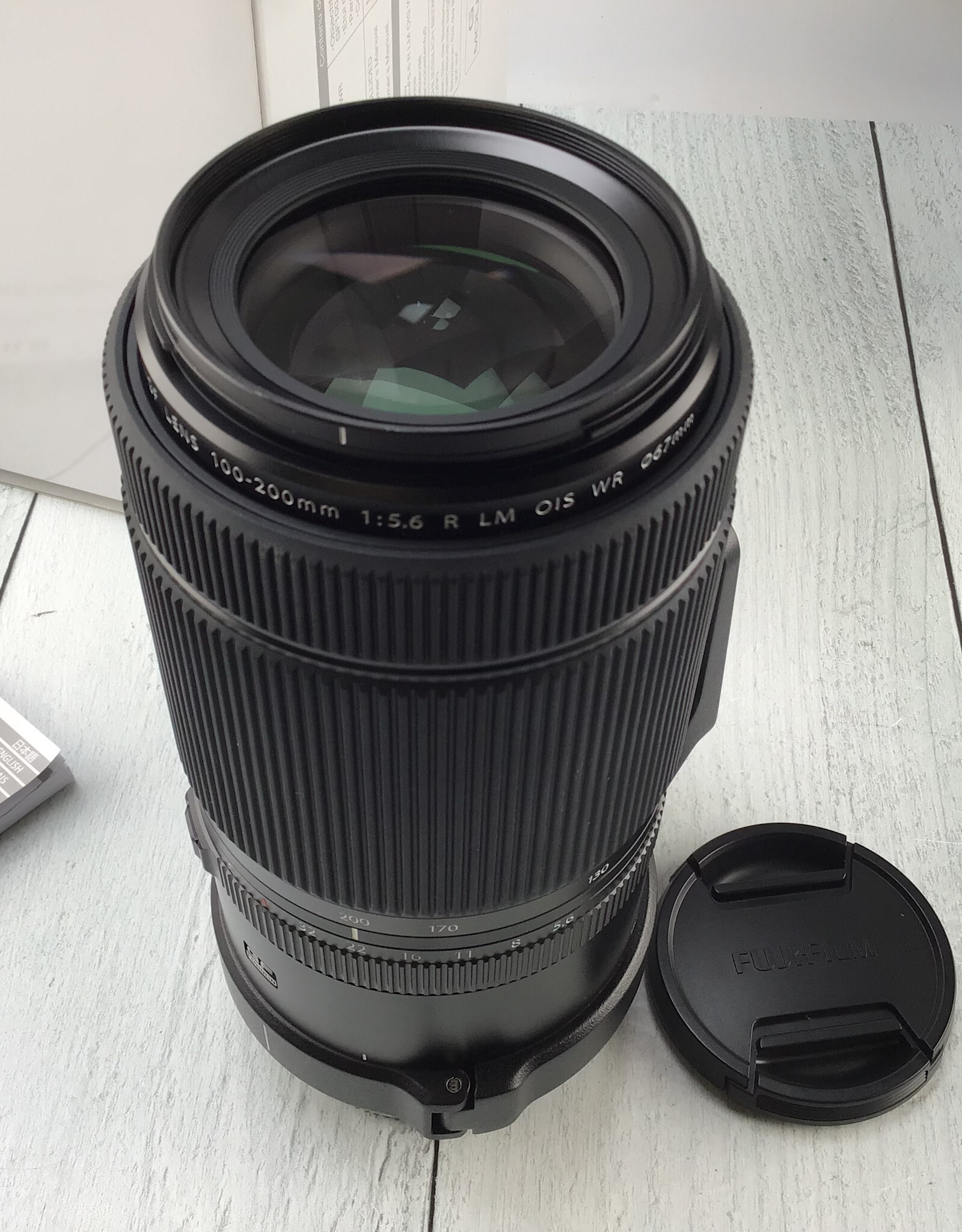 FUJI Fuji GF 100-200mm f5.6 R LM OIS WR Lens in Box Used EX