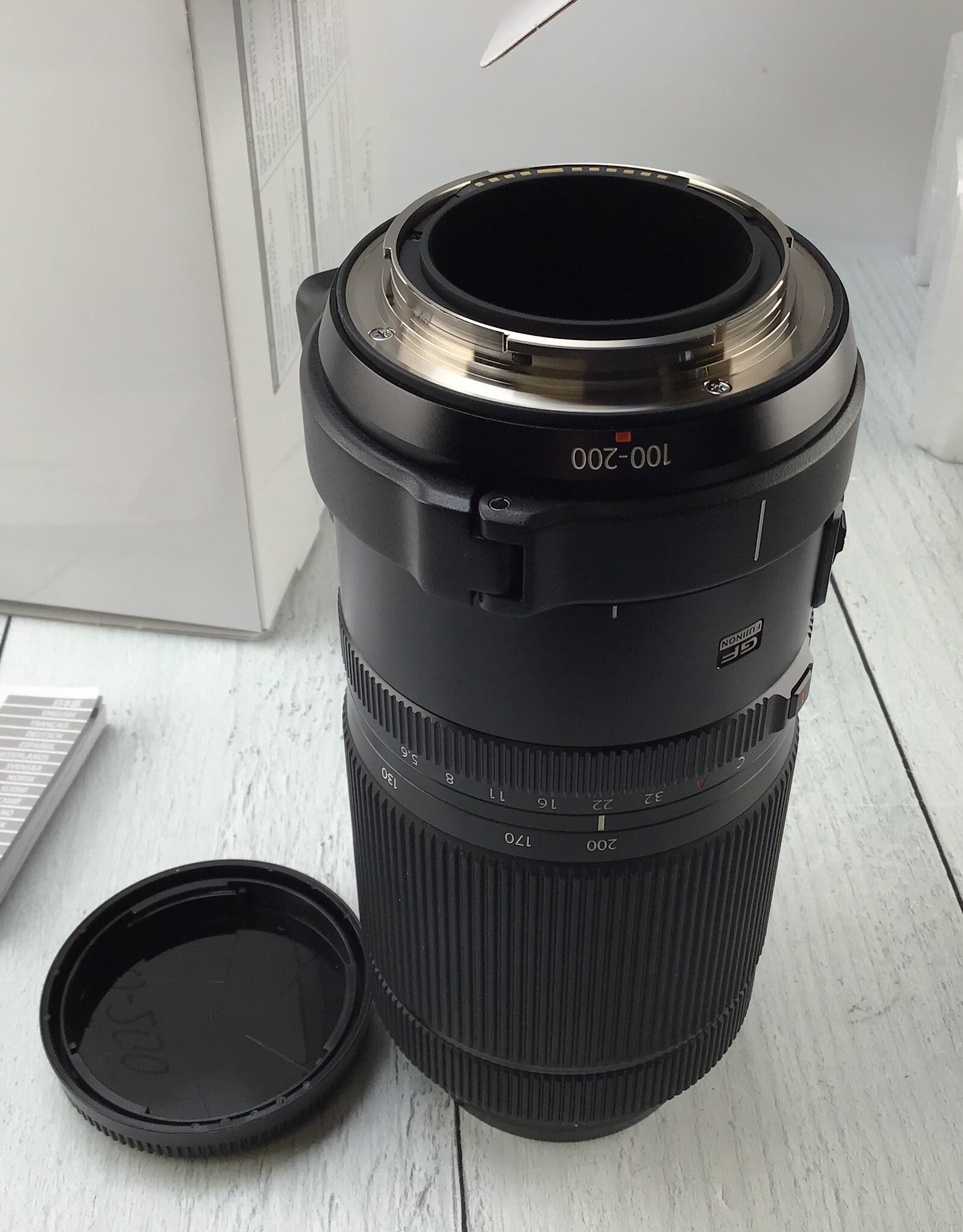 FUJI Fuji GF 100-200mm f5.6 R LM OIS WR Lens in Box Used EX