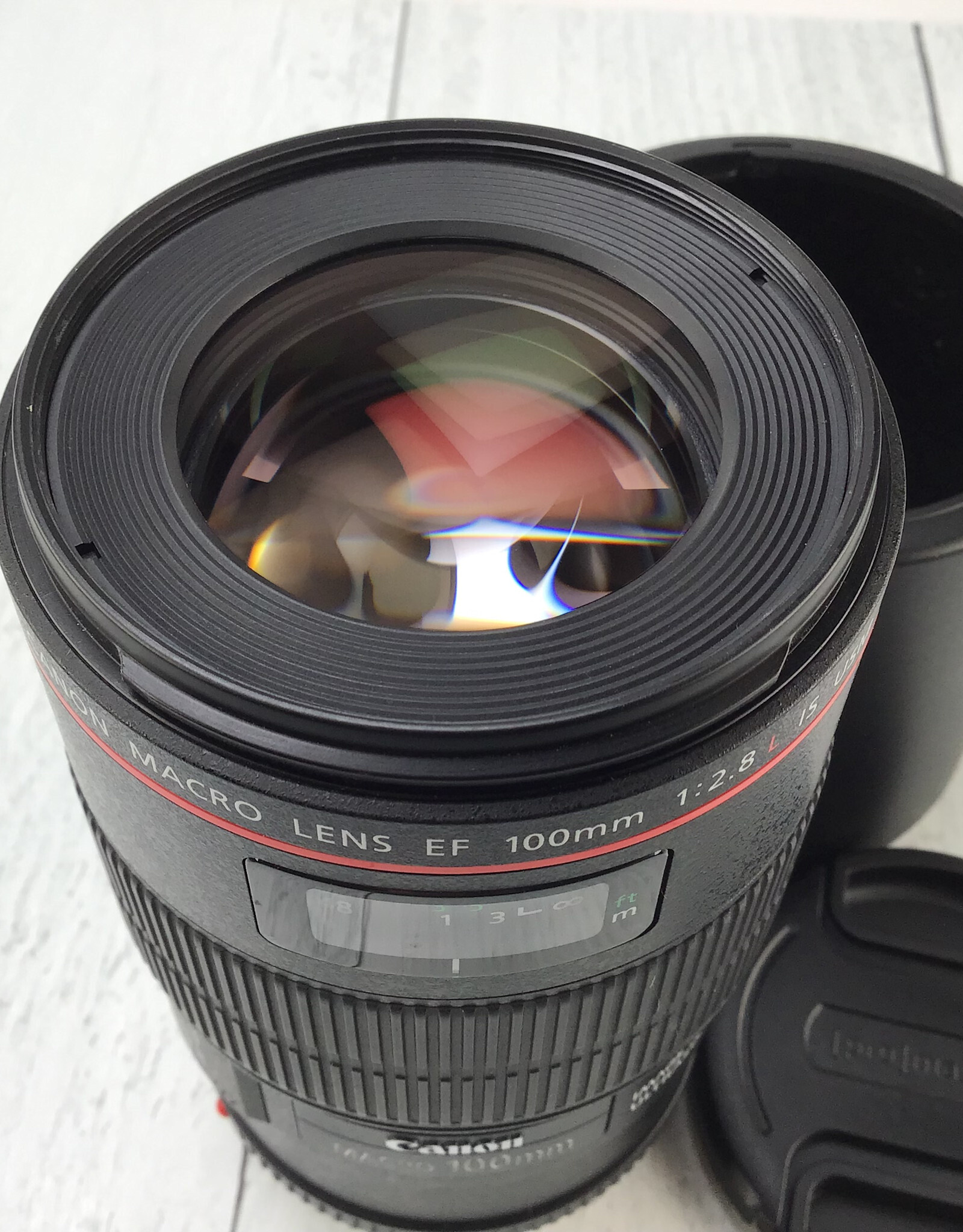 CANON Canon EF 100mm f2.8 L USM Macro Lens Used Good
