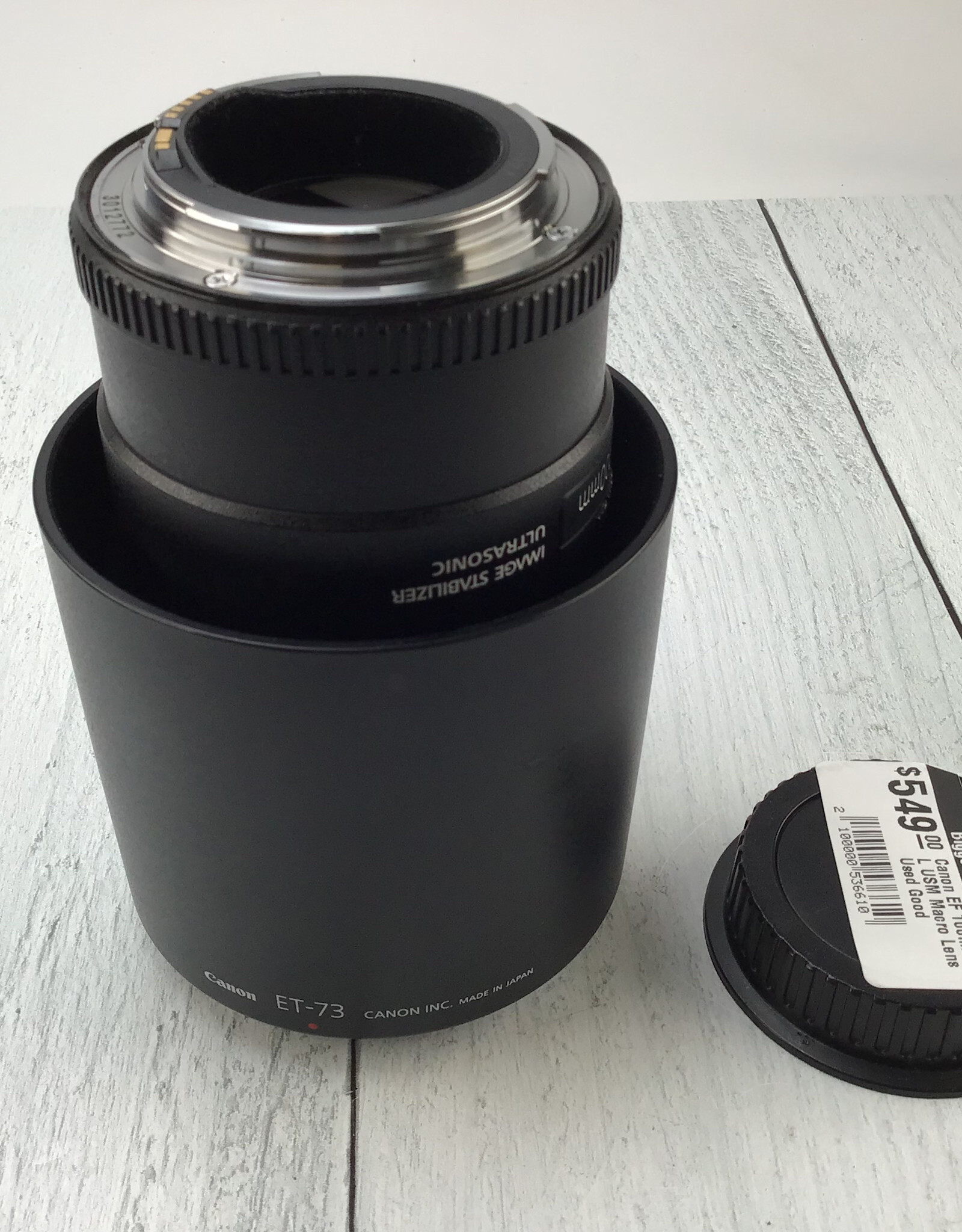 CANON Canon EF 100mm f2.8 L USM Macro Lens Used Good