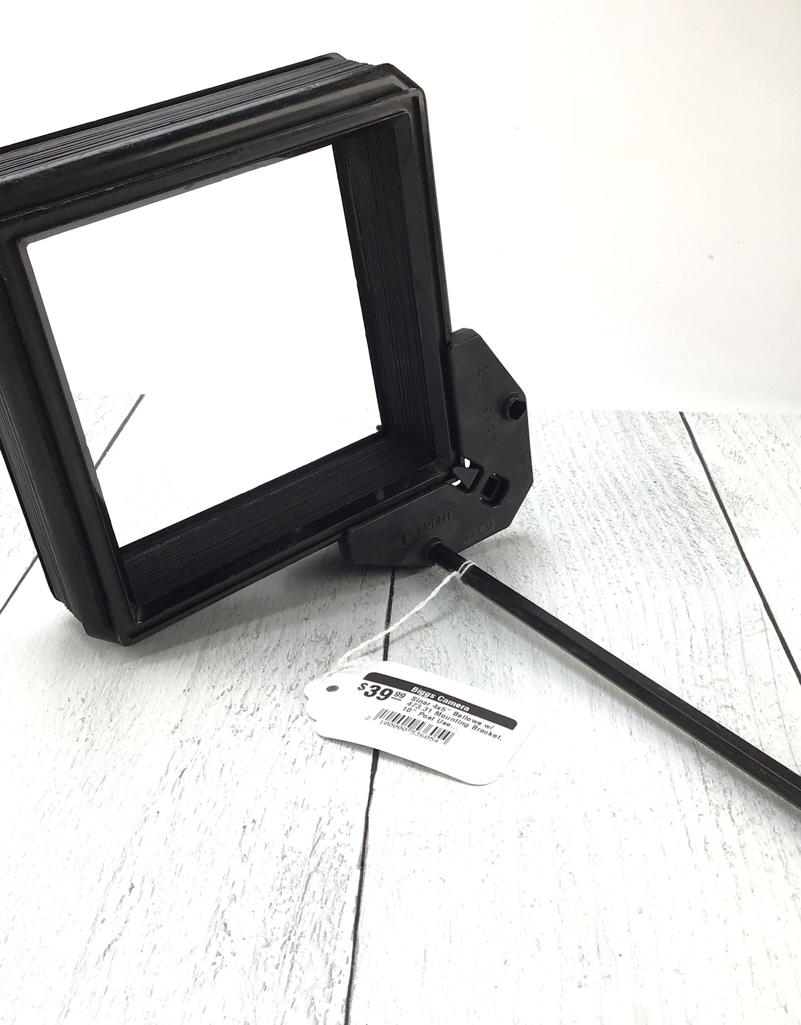 Sinar Sinar 4x5" Bellows w/ 473.31 Mounting Bracket, 10" Post Used Good