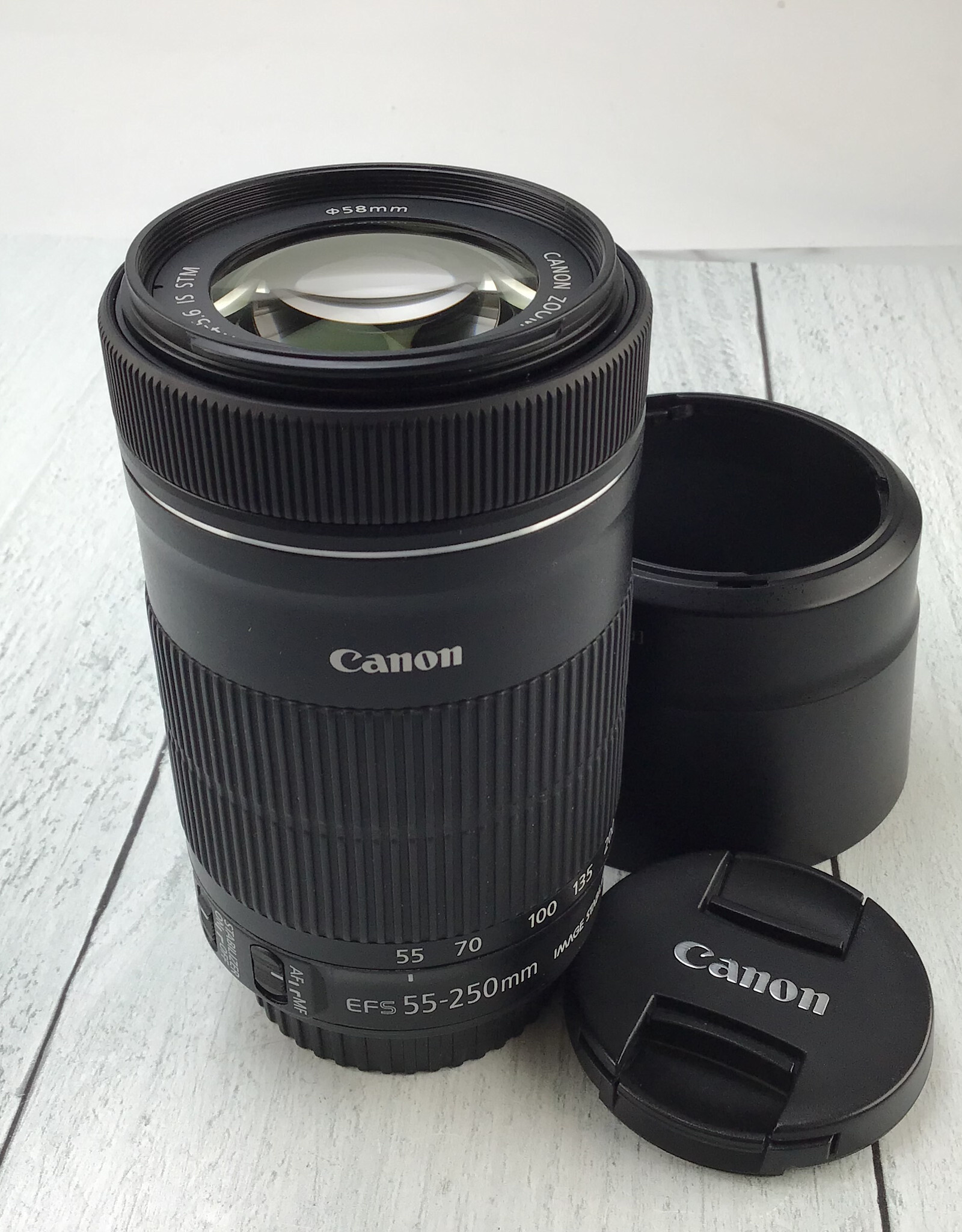 CANON Canon EFS 55-250mm f4-5.6 IS STM Lens Used Good