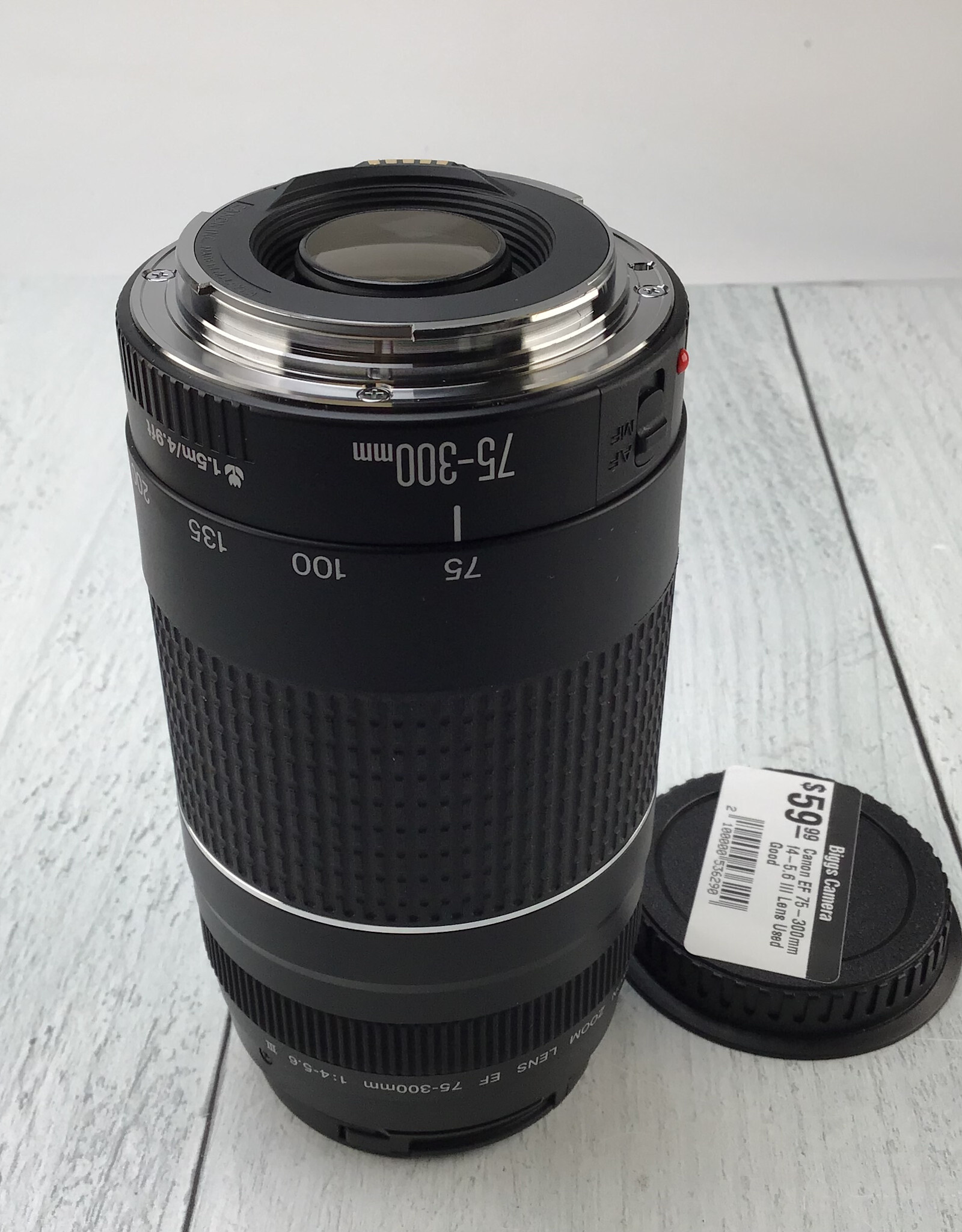 CANON Canon EF 75-300mm f4-5.6 III Lens Used Good