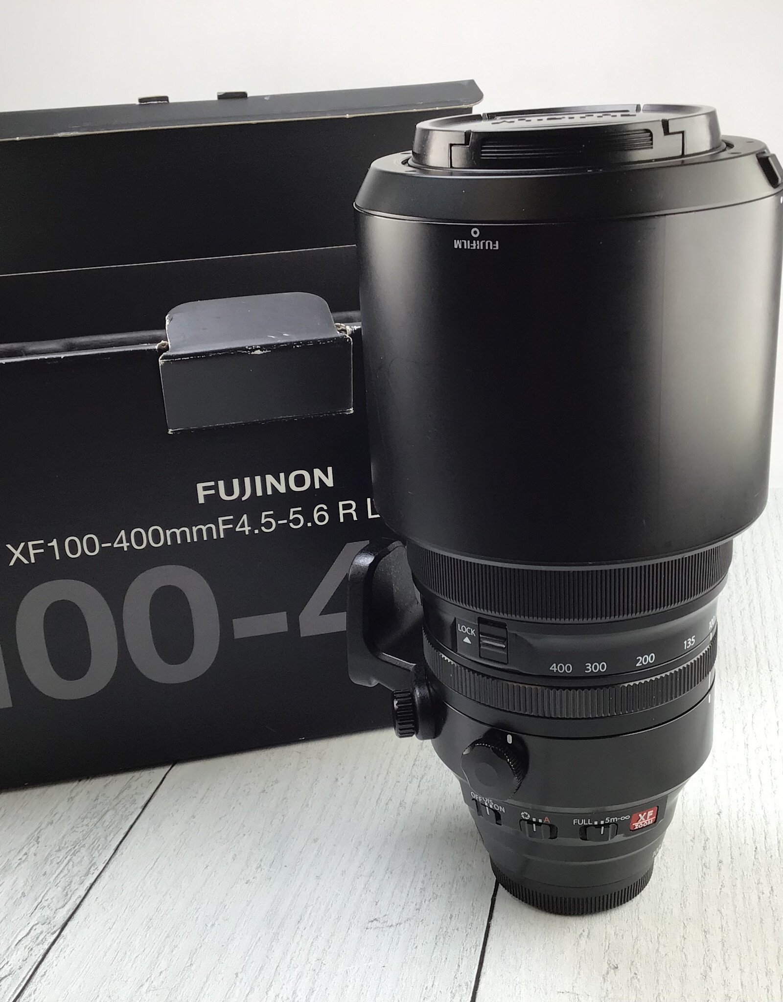 FUJI Fuji XF 100-400mm f4.5-5.6 R LM OIS WR Lens in Box Used Good