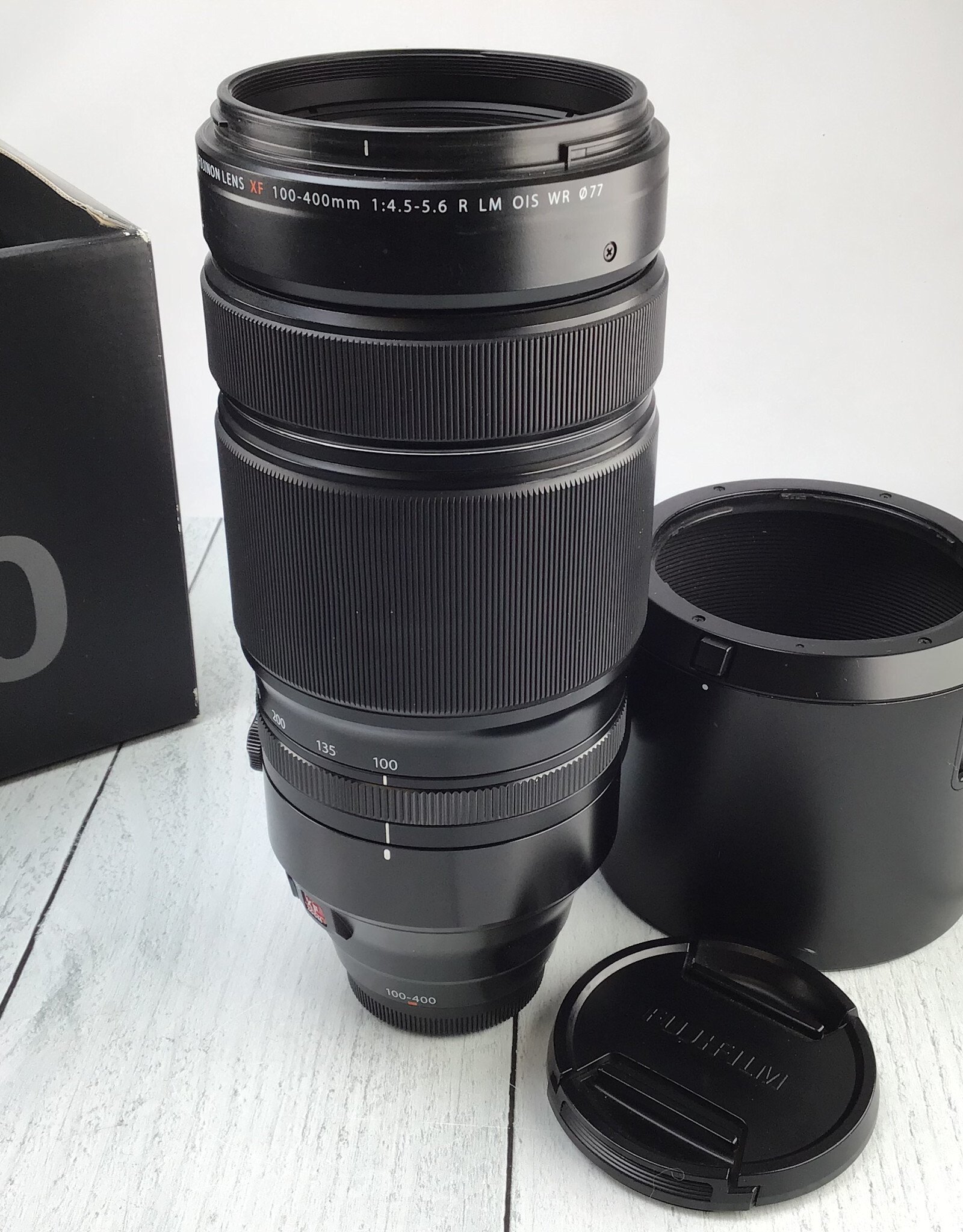 FUJI Fuji XF 100-400mm f4.5-5.6 R LM OIS WR Lens in Box Used Good