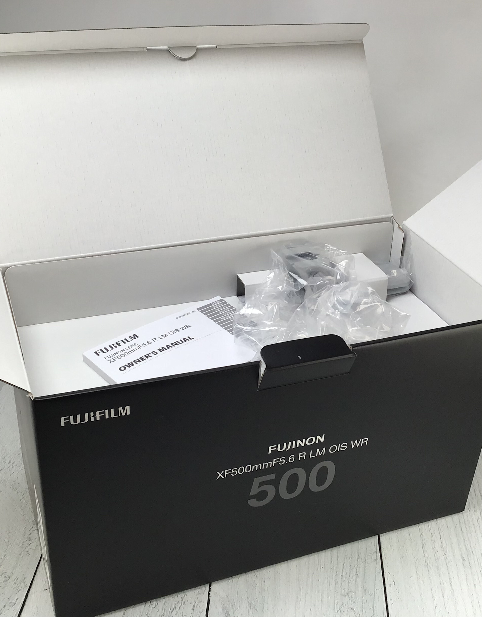 FUJI Fuji XF 500mm f5.6 R LM OIS WR Lens in Box Used EX