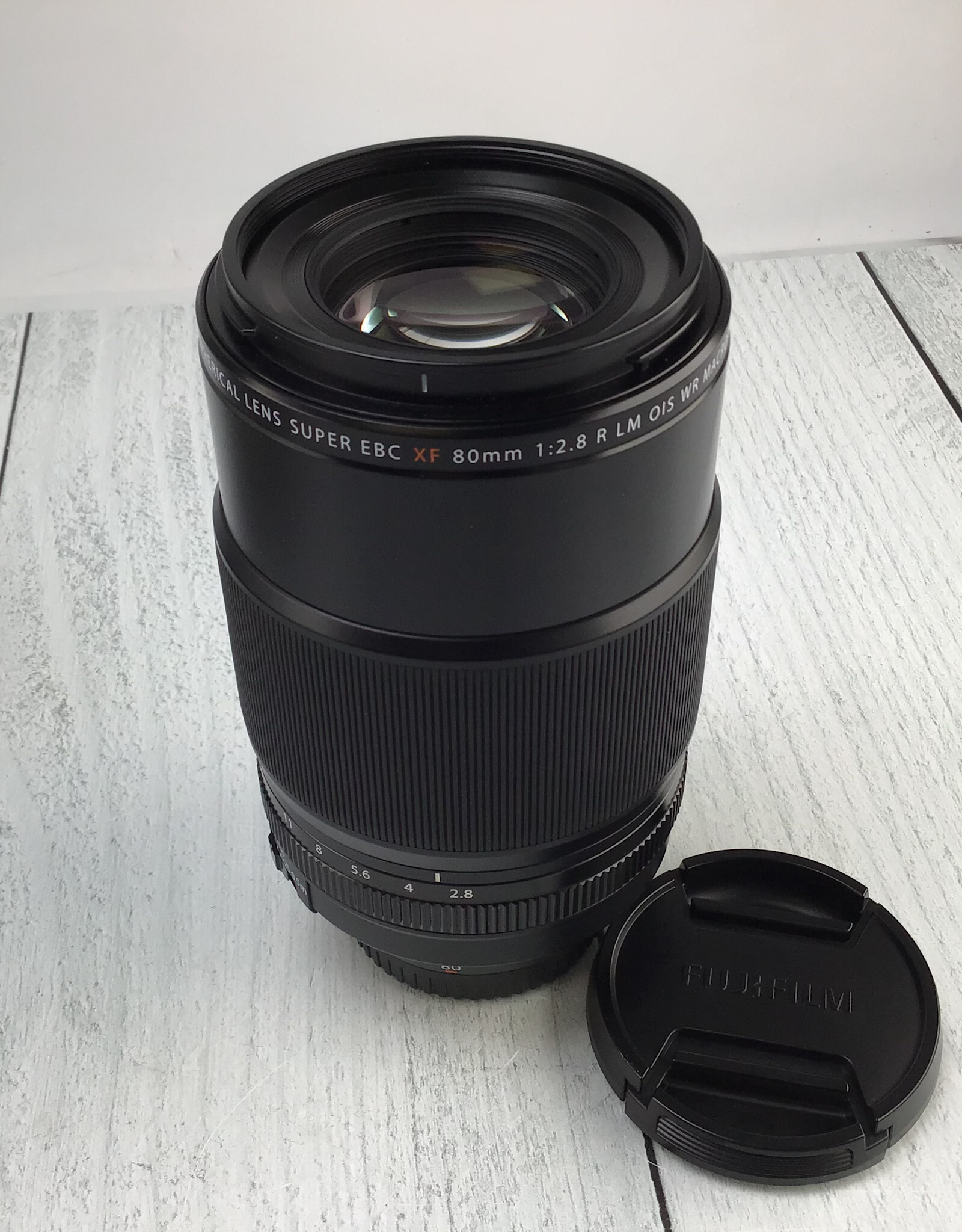 FUJI Fuji XF 80mm f2.8 R LM OIS WR Macro Lens in Box Used EX