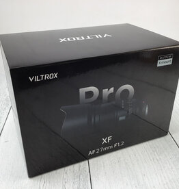 FUJI Viltrox AF 27mm f1.2 Lens for Fuji XF in Box Used EX