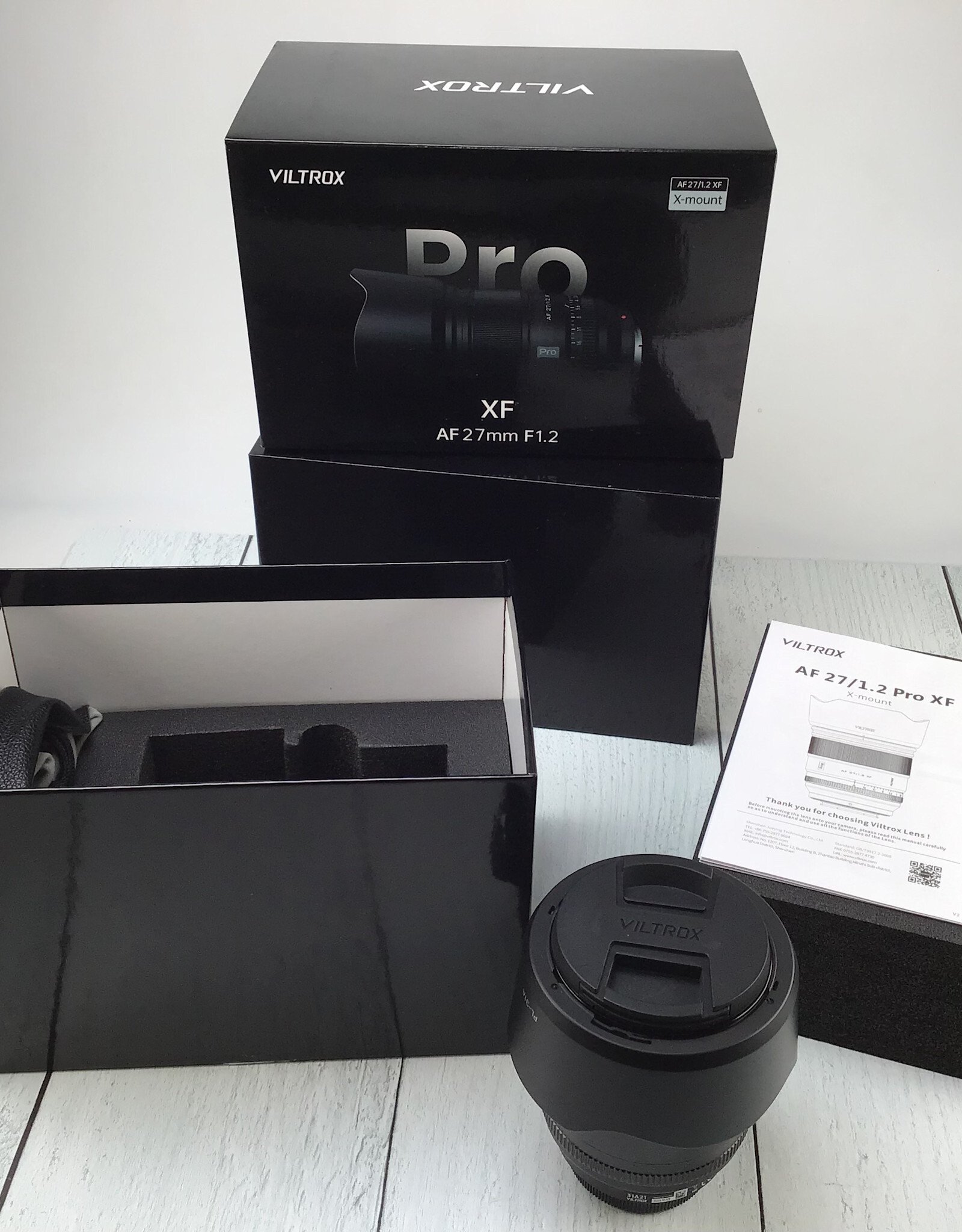 FUJI Viltrox AF 27mm f1.2 Lens for Fuji XF in Box Used EX