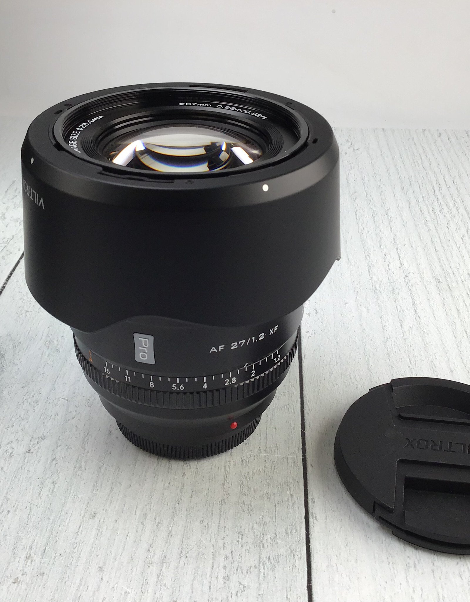 FUJI Viltrox AF 27mm f1.2 Lens for Fuji XF in Box Used EX