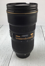 NIKON Nikon AF-S Nikkor 24-70mm f2.8E VR Lens Broken Filter Thread Used BGN