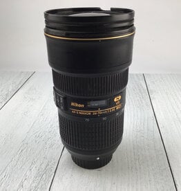 NIKON Nikon AF-S Nikkor 24-70mm f2.8E VR Lens Broken Filter Thread Used BGN