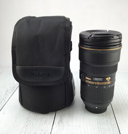 NIKON Nikon AF-S Nikkor 24-70mm f2.8E VR Lens w/ Case Used Good