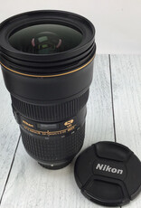 NIKON Nikon AF-S Nikkor 24-70mm f2.8E VR Lens w/ Case Used Good