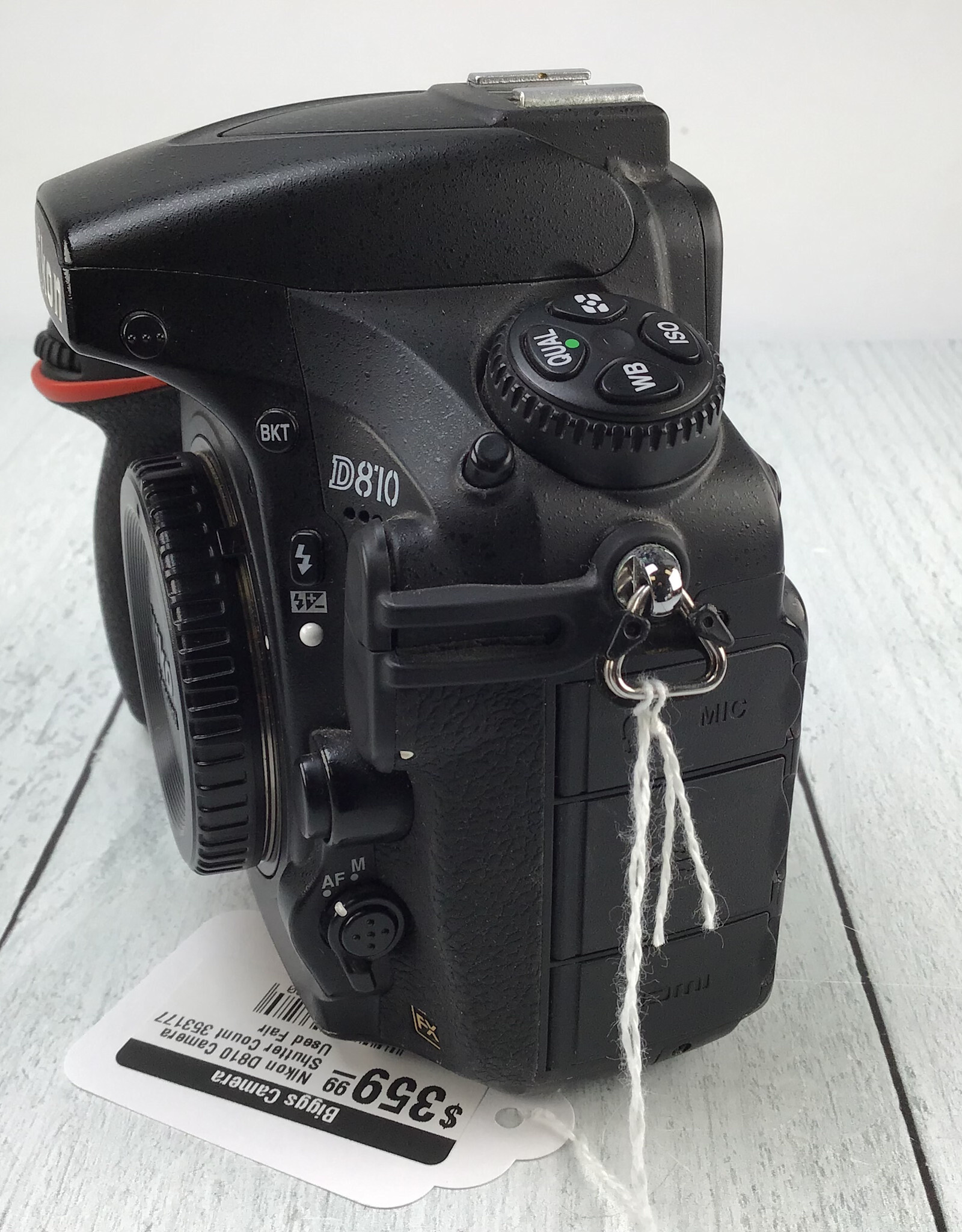 NIKON Nikon D810 Camera Shutter Count 353177 Used Fair