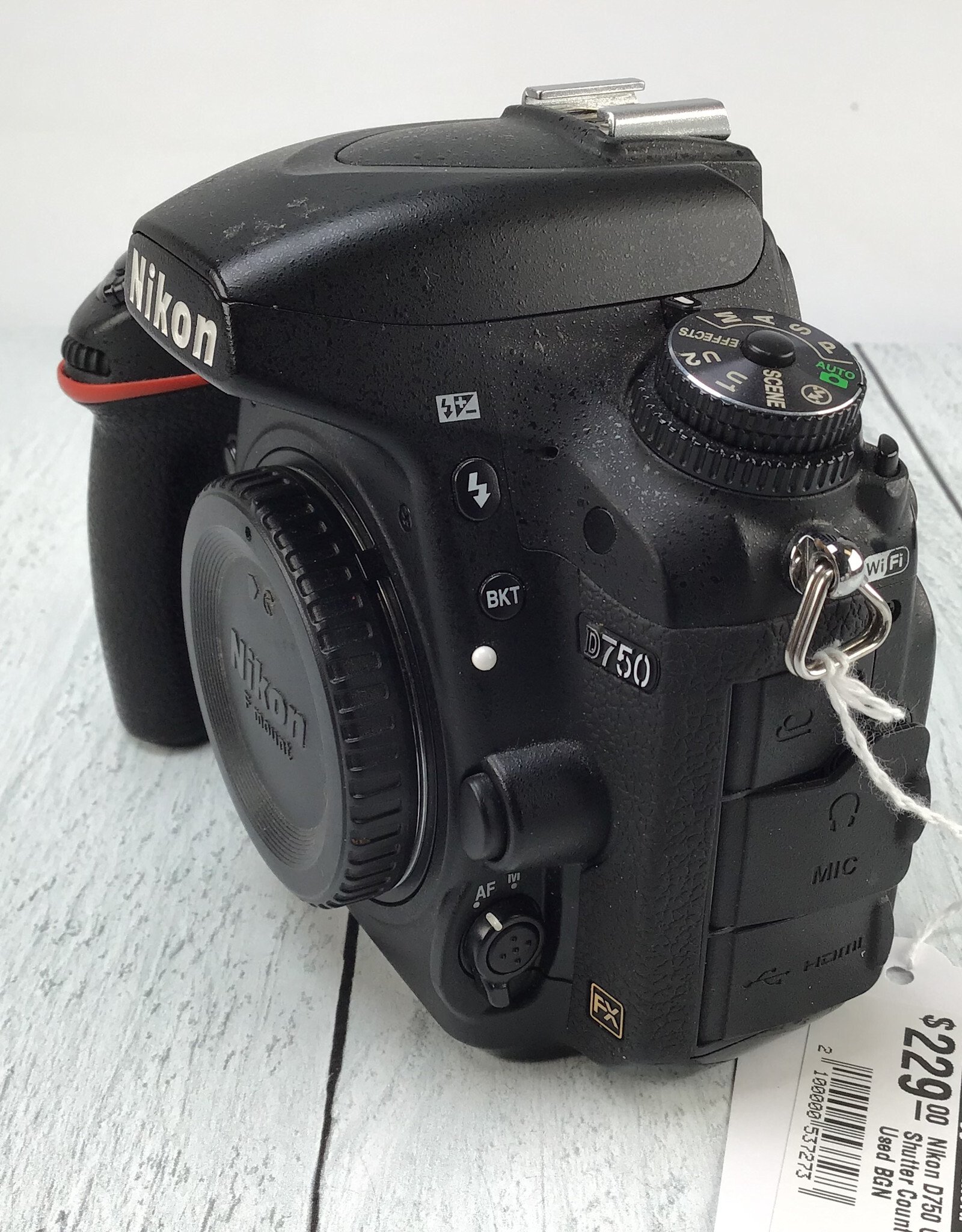 NIKON Nikon D750 Camera Shutter Count 941566 Used BGN