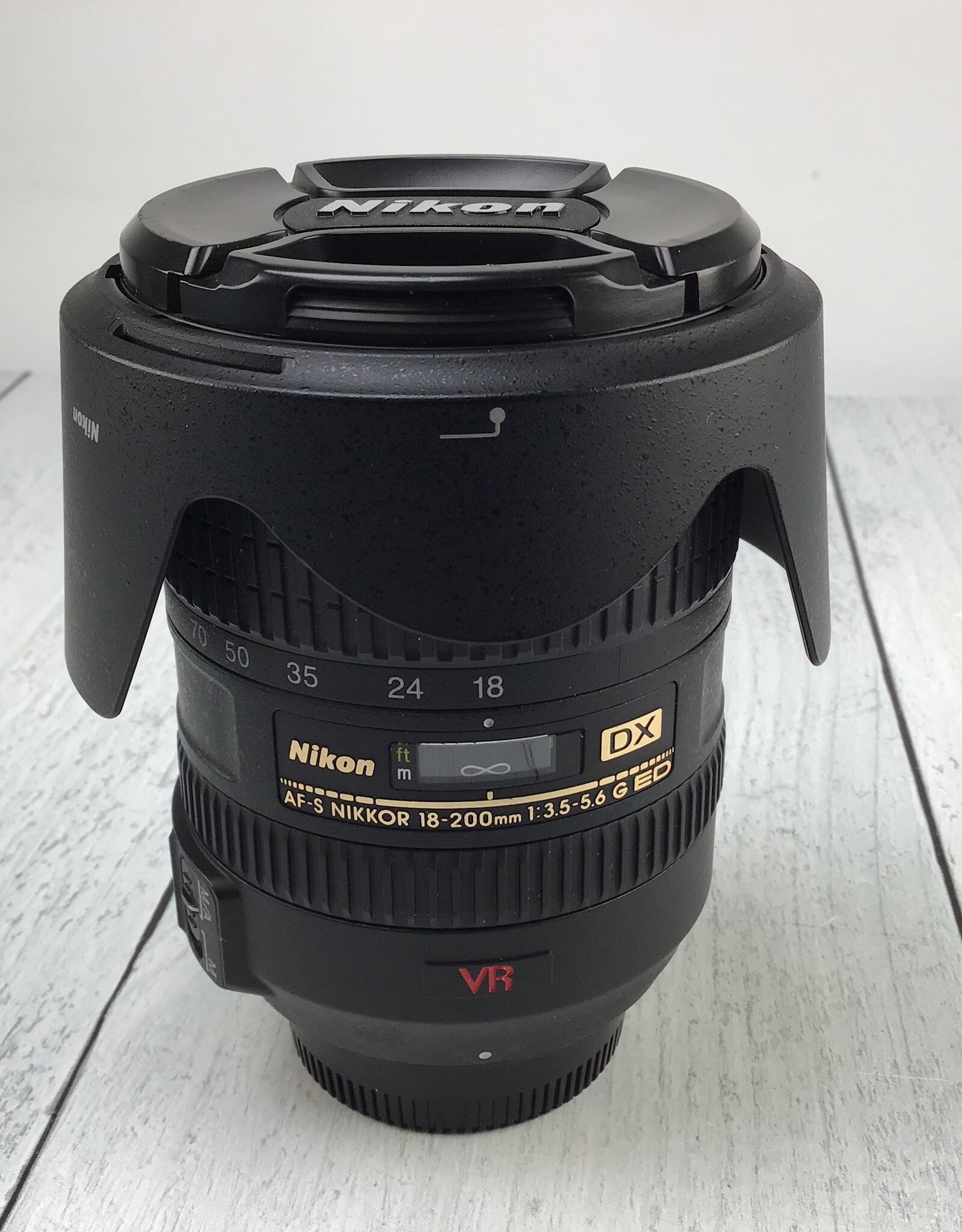 NIKON Nikon AF-S Nikkor 18-200mm f3.5-5.6 G VR Lens Used Good
