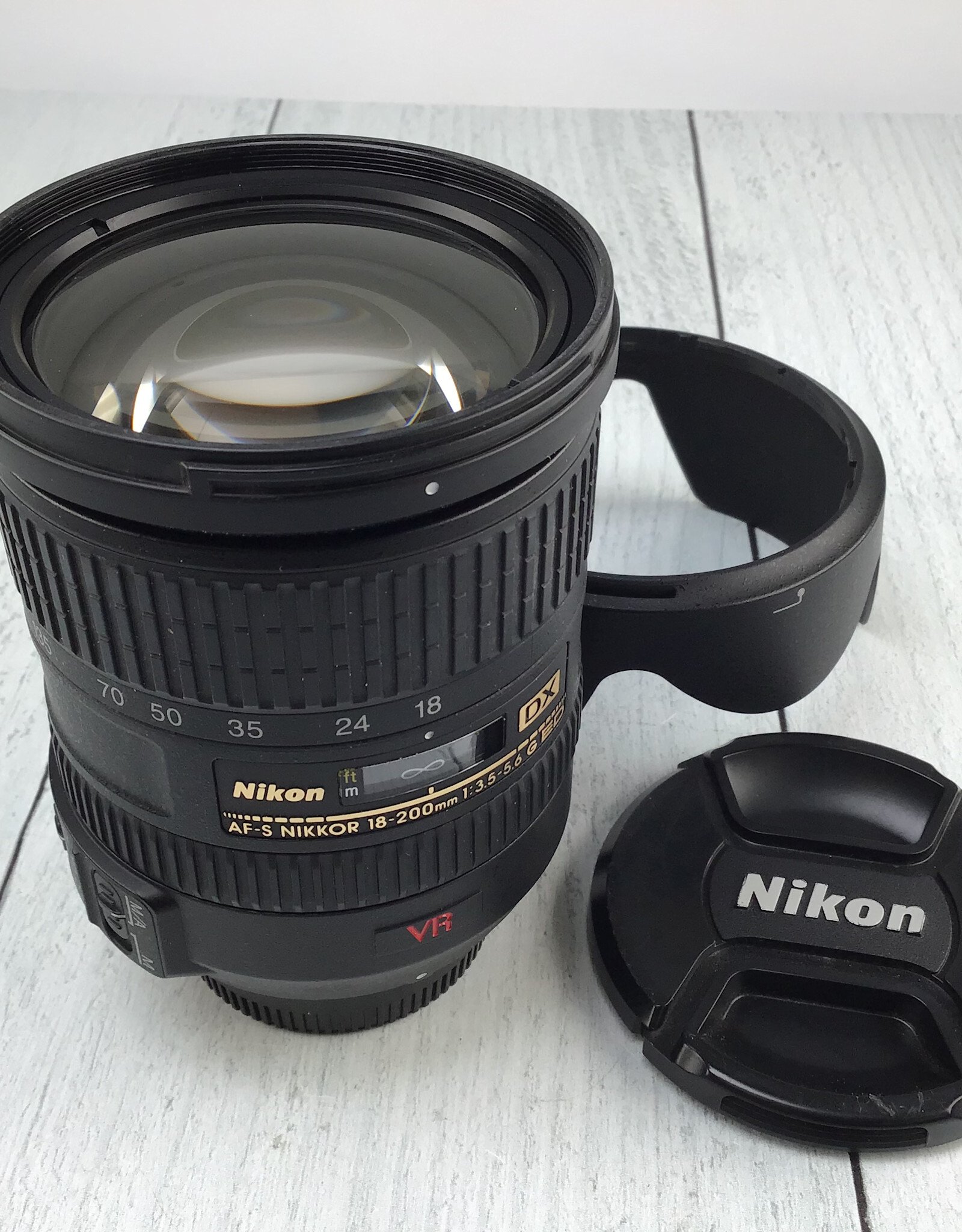 NIKON Nikon AF-S Nikkor 18-200mm f3.5-5.6 G VR Lens Used Good