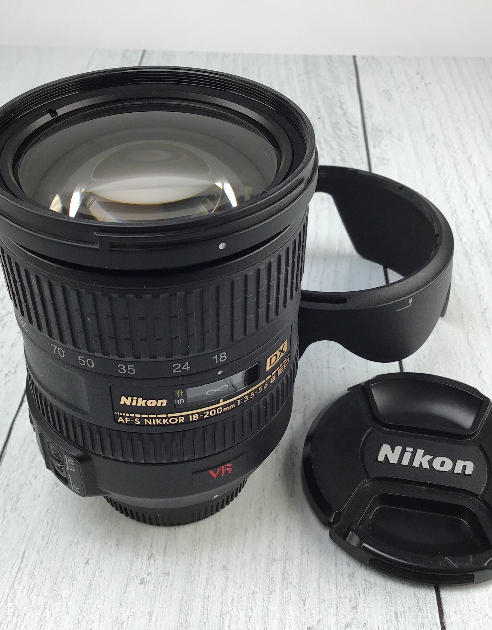 NIKON Nikon AF-S Nikkor 18-200mm f3.5-5.6 G VR Lens Used Good