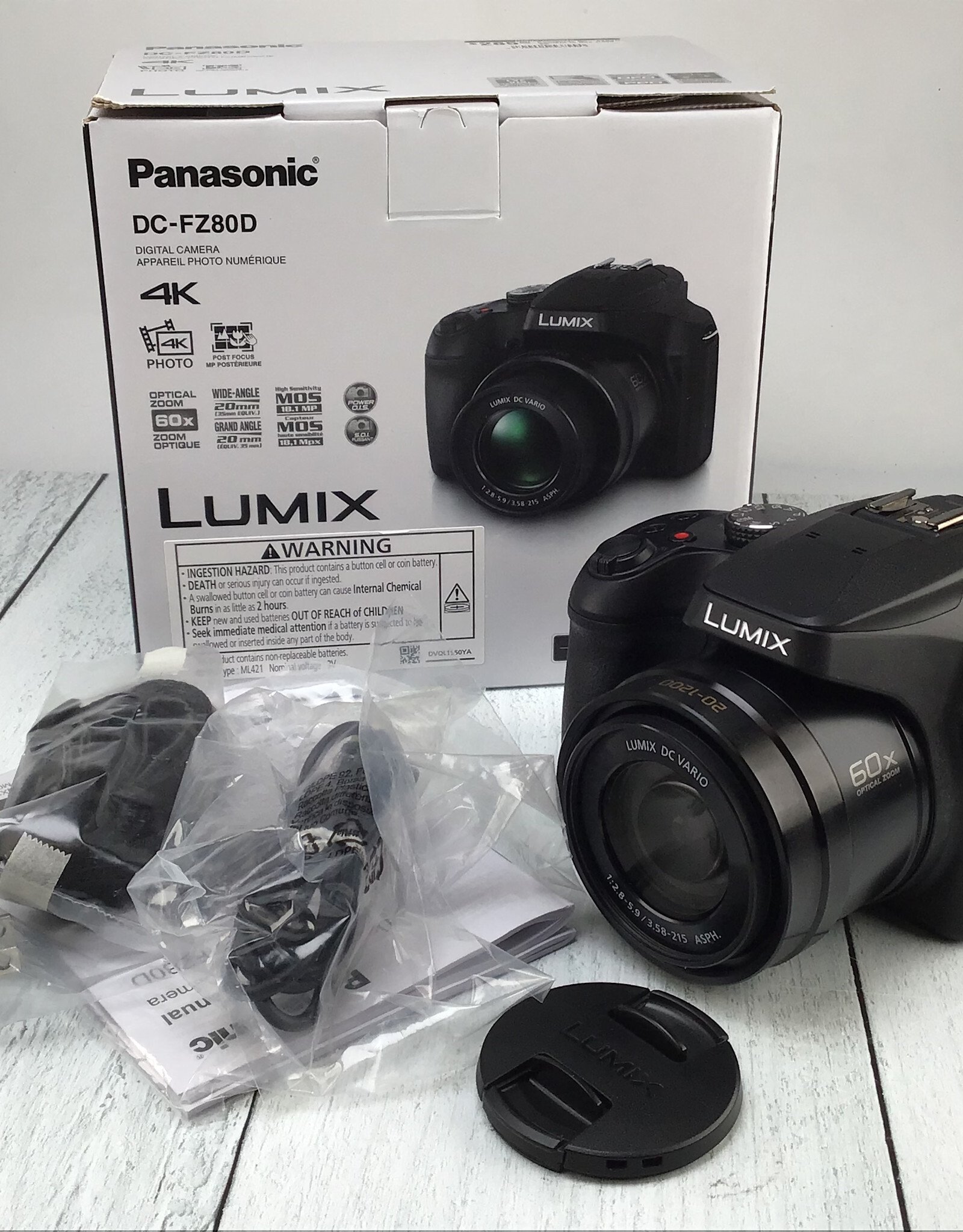 PANASONIC Panasonic DC-FZ80D Camera in Box Used EX