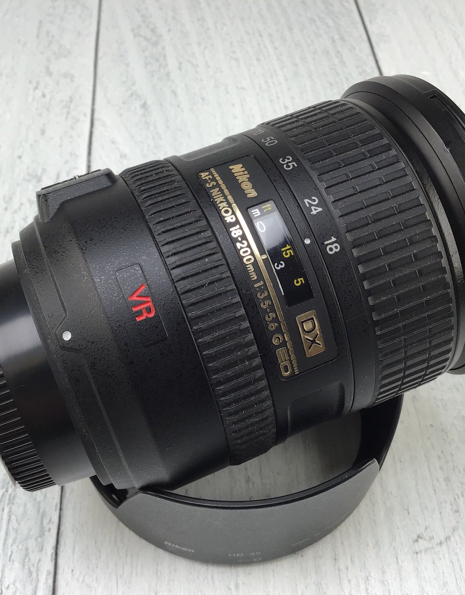 NIKON Nikon AF-S Nikkor 18-200mm f3.5-5.6 G VR Lens Used Fair