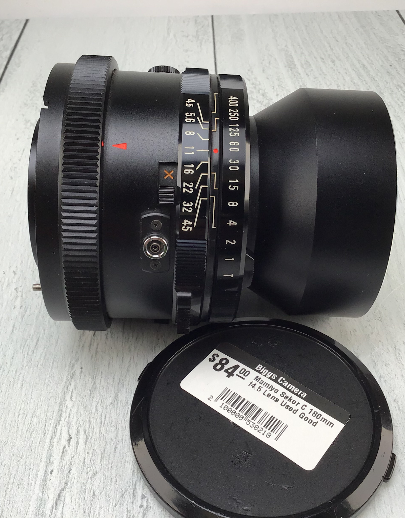 MAMIYA Mamiya Sekor C 180mm f4.5 Lens Used Good