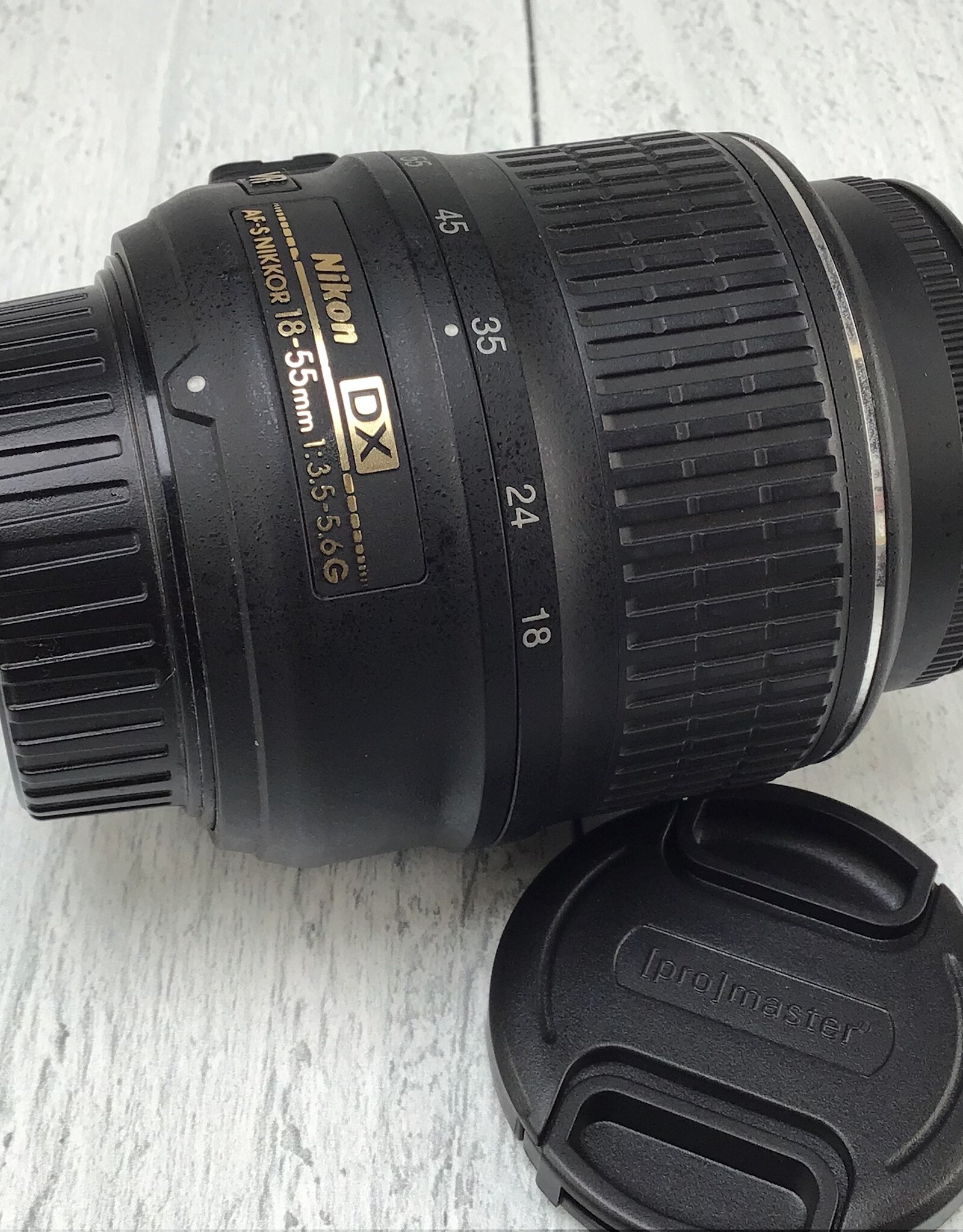 NIKON Nikon AF-S Nikkor 18-55mm f3.5-5.6 G VR Lens Used Good