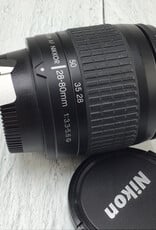NIKON Nikon AF nikkor 28-80mm f3.3-5.6 G Lens Used Good