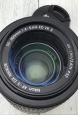 NIKON Nikon AF-S Nikkor 55-200mm f4-5.6 G II VR Lens Used Good