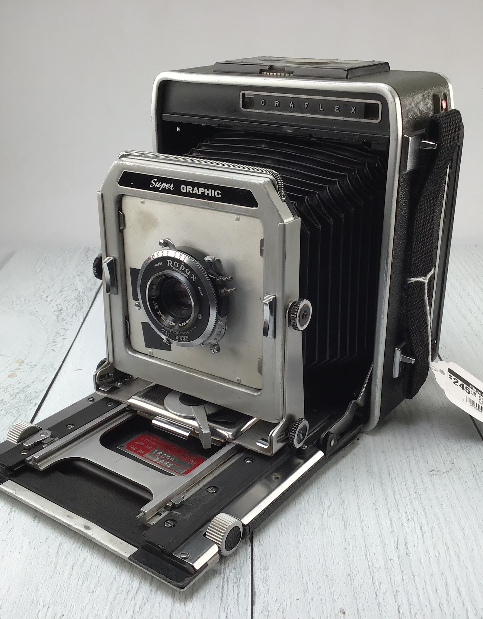 graflex Graflex Super Graphic Camera w/ Raptar 90mm f2.8 Used Fair